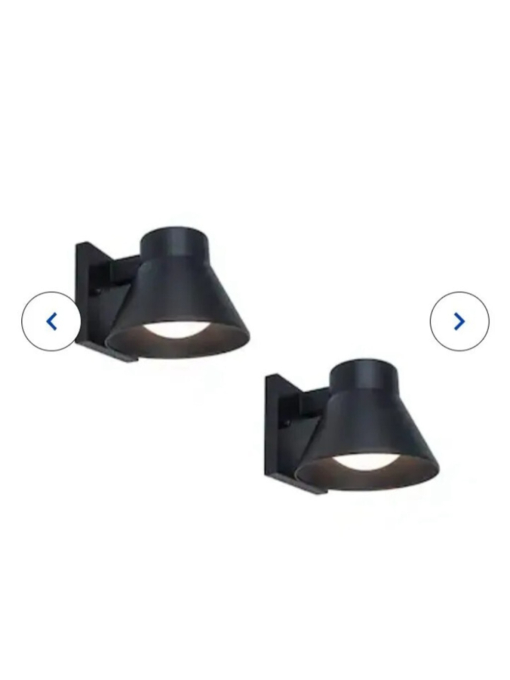 UME LED Outdoor Indoor Wall Lantern, Farmhouse Barn Sconce A-cone 2 pack 9W New